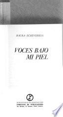 Voces bajo mi piel