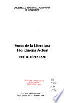 Voces de la literatura hondureña actual