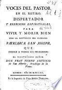 Voces del pastor en el retiro