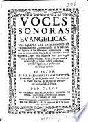 Voces sonoras euangelicas