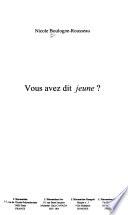 Vous avez dit jeune