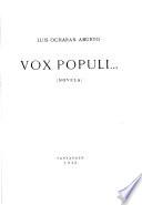 Vox Populi--