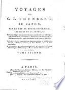 Voyages de C.P. Thunberg, au Japon, par le cap de Beonne-Espérance, les îsles de la Sonde, &c