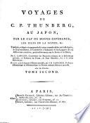 Voyages De C. P. Thunberg, au Japon, par le cap de bonne-esperance, les isles de la Sonde etc