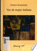 Voz de mujer italiana