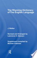 Walker's Rhyming Dictionary of the English Language