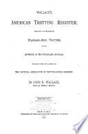 Wallace's American Trotting Register ...
