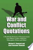 War and Conflict Quotations
