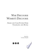 War Discourse, Women's Discourse