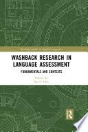 Washback Research in Language Assessment