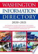 Washington Information Directory 2020-2021