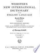 Webster's New International Dictionary of the English Language