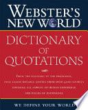 Webster's New World Dictionary of Quotations