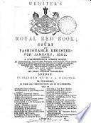 Webster's Royal red book; or, Court and fashionable register