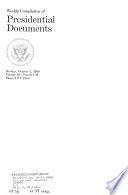 Weekly Compilation of Presidential Documents