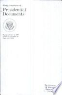 Weekly Compilation of Presidential Documents