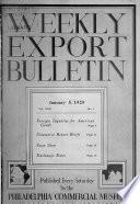 Weekly Export Bulletin