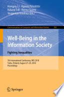 Well-Being in the Information Society. Fighting Inequalities