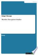 Werther: Reception Studies
