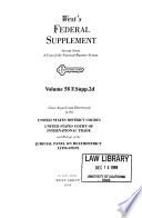 West's Federal Supplement