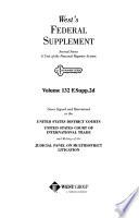 West's Federal Supplement