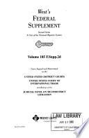 West's Federal Supplement