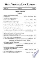 West Virginia Law Review
