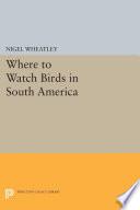 Where to Watch Birds in South America