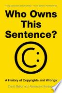 Who Owns This Sentence?