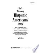 Who's who Among Hispanic Americans