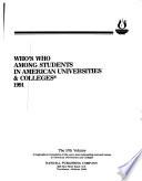 Who's who Among Students in American Universities and Colleges