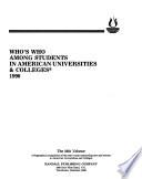 Who's who Among Students in American Universities and Colleges