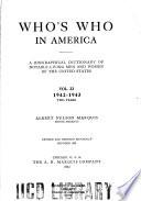 Who's who in America