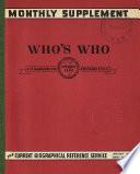 Who's who in America