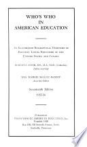 Who's who in American Education