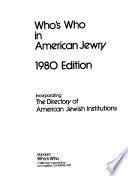 Who's who in American Jewry