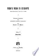 Who's who in Europe