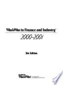 Who's who in Finance and Industry