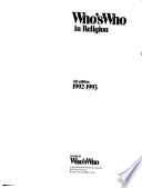 Who's who in Religion