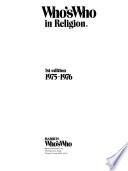 Who's who in Religion