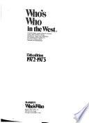 Who's who in the West