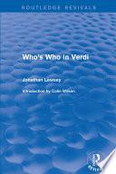Who's Who in Verdi