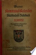 Wiener Kommunal-Kalender und Städtisches Jahrbuch