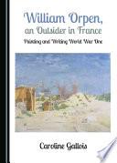 William Orpen, an Outsider in France
