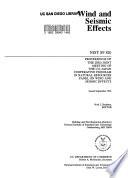 Wind and Seismic Effects