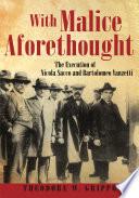 With Malice Aforethought