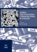 Words and functions: communicating in english
