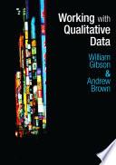 Working with Qualitative Data