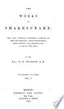 Works. The Text Carefully Restored According to the First Editions