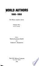 World Authors, 1900-1950